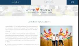 
							         About Athena Academy - Exceptional Education for Dyslexic Children								  
							    