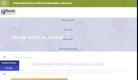 
							         About BMG | Beebe Medical Group								  
							    