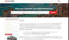 
							         About Bus Croatia, Bus and timetable questions for buses ...								  
							    