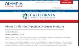 
							         About California Digestive Diseases Institute - Olympia Medical Center								  
							    