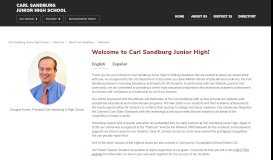 
							         About Carl Sandburg / Welcome! - Community Consolidated School ...								  
							    