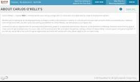 
							         About Carlos O'Kelly's - talentReef Applicant Portal								  
							    