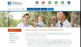 
							         About CCHP - Childrens Community Health Plan								  
							    