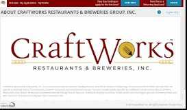 
							         About CraftWorks Restaurants & Breweries Group, Inc. - talentReef ...								  
							    
