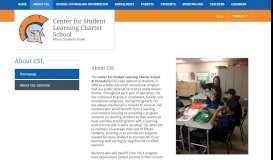 
							         About CSL / Homepage - Center for Student Learning Charter School								  
							    
