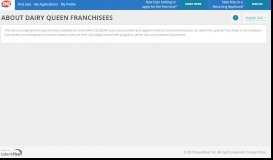 
							         About Dairy Queen Franchisees - talentReef Applicant Portal								  
							    