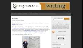 
							         ABOUT - Darcy Moore's Blog								  
							    
