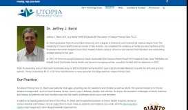 
							         About Dr. Jeffrey J. Baird | Utopia Primary Care PLLC								  
							    