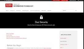 
							         About Duo – Office of Information Technology								  
							    