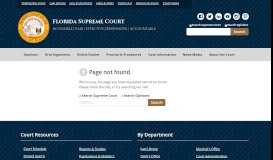 
							         About E-Filing Portal - Florida Supreme Court								  
							    