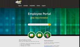 
							         About Employee Portal - ABC Help - ABC Financial								  
							    