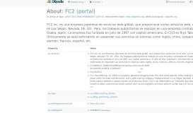 
							         About: FC2 (portal) - DBpedia								  
							    