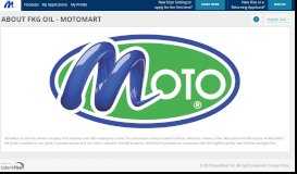 
							         About FKG Oil - MotoMart - talentReef Applicant Portal								  
							    