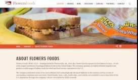 
							         About Flowers Foods – Flowers Foods								  
							    