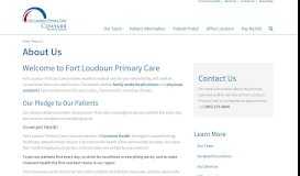 
							         About Fort Loudoun Primary Care in Lenoir City, Tennessee								  
							    