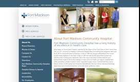 
							         About Fort Madison Community Hospital								  
							    