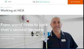 
							         About HCA Healthcare UK : HCA Careers								  
							    