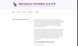 
							         About Indianola Informal K-8 - Indianola Informal K-8 PTO								  
							    