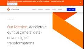 
							         About Informatica - Unleash the Power of Data | Informatica India								  
							    