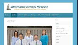 
							         About - Intracoastal Internal Medicine								  
							    