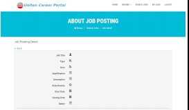 
							         about job posting - UNITEN Career Portal								  
							    