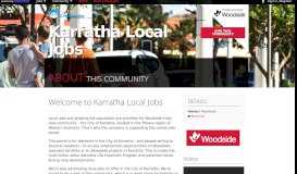 
							         About - Karratha Local Jobs Talent Community								  
							    