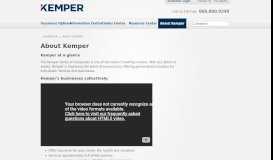 
							         About Kemper - Kemper Corporation								  
							    