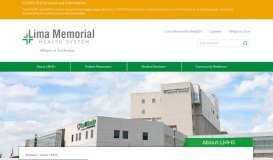 
							         About LMHS | Lima Memorial Health System								  
							    