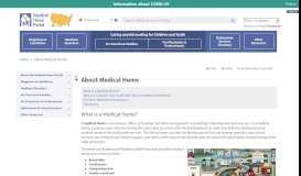 
							         About Medical Home - Medical Home Portal								  
							    