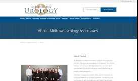 
							         About - Midtown Urology Associates: Urologists Austin, TX								  
							    