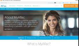 
							         About MyAflac - Individuals | Aflac								  
							    