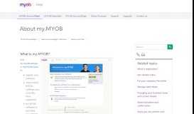 
							         About my.MYOB - MYOB AccountRight - MYOB Help Centre								  
							    
