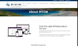 
							         About MYOB - BDR Business Accountants								  
							    