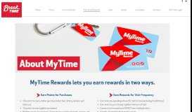 
							         About MyTime | Break Time								  
							    