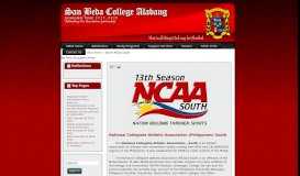 
							         About NCAA South - San Beda College Alabang								  
							    