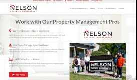 
							         About - Nelson Property Management								  
							    