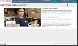 
							         About Noodles & Company - talentReef Applicant Portal								  
							    