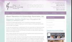 
							         About Obstetrics And Gynecology Associates, Inc Cincinnati Ohio ...								  
							    