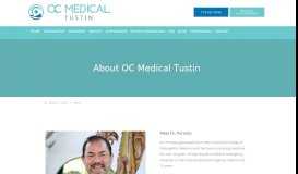 
							         About - OC Medical Tustin: Functional & Regenerative Medicine Tustin ...								  
							    