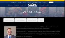 
							         About OCC - Ozark Christian College								  
							    