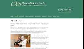 
							         About OMS | Oldendorf Primary Care - Oldendorf Medical Services								  
							    