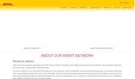 
							         About Our Agent Network - DHL Same Day								  
							    
