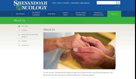
							         About Our Cancer Center - Shenandoah Oncology								  
							    