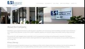 
							         About Our Company – Engineered Services, Inc.								  
							    