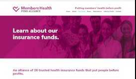 
							         About our funds - Members Health								  
							    