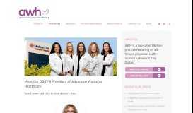 
							         About Our Providers - AWH - Advanced Women's Healthcare								  
							    
