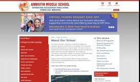 
							         About Our School - Anwatin!								  
							    
