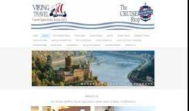 
							         About Our Travel Agency - Viking Travel Service - The Cruise Shop								  
							    