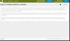 
							         About Panera Bread Careers - talentReef Applicant Portal								  
							    