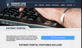 
							         About Patient Portal - Primary Care of Western New York, LLP ...								  
							    
